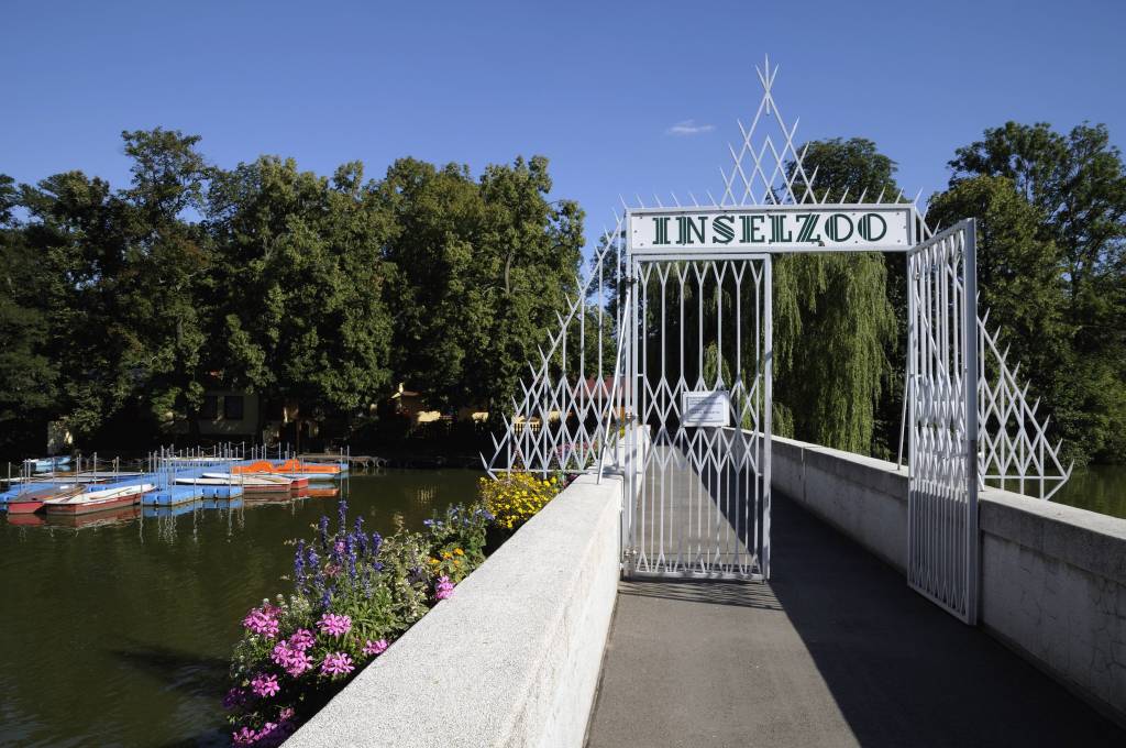 Eingangstür des Inselzoo Altenburg