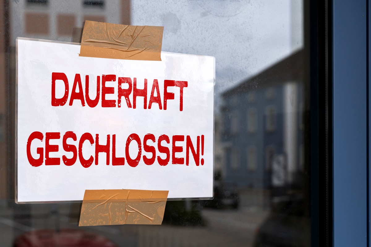 Ein Thüringer Unternehmen muss für immer seine Türen schließen. (Symbolbild)