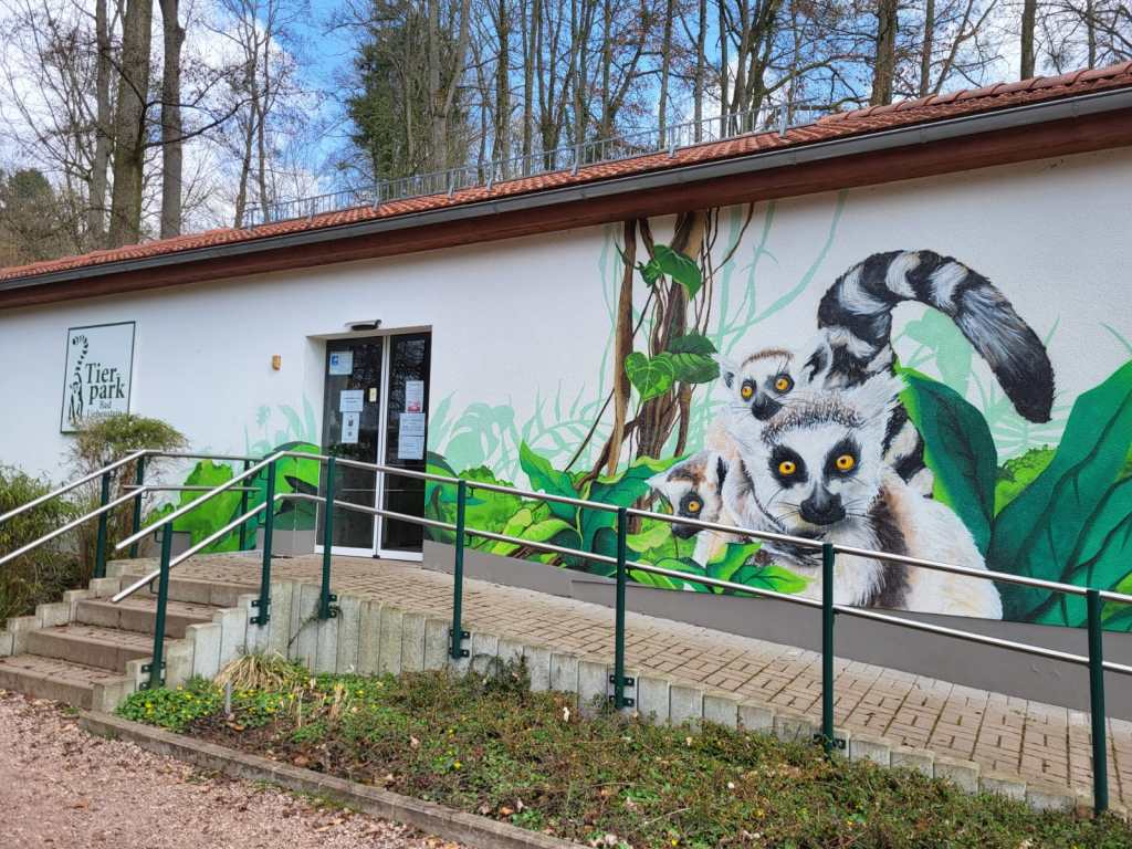 Eingang des Tierparks Bad Liebenstein